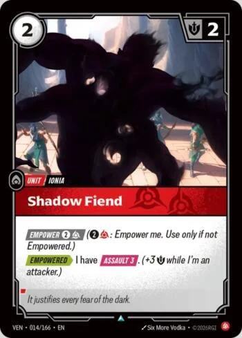 Shadow Fiend 14 de Vendetta (Riftbound)