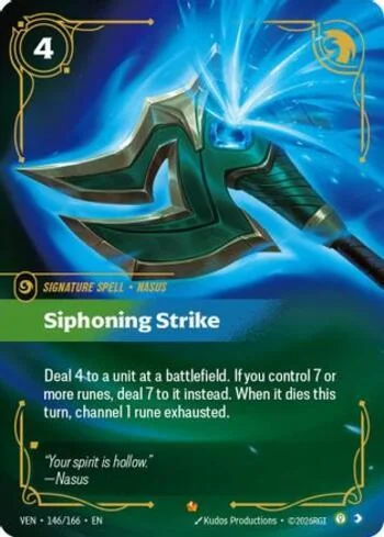 Siphoning Strike 146 de Vendetta (Riftbound)