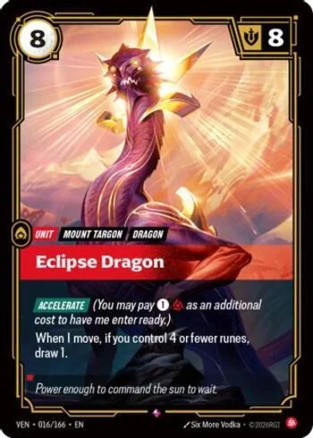 Eclipse Dragon 16 de Vendetta (Riftbound)