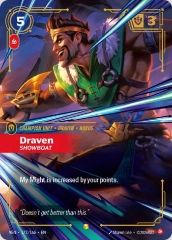 Draven, Showboat 172 de Vendetta (Riftbound)