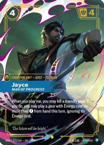 Jayce, Man of Progress 175 de Vendetta (Riftbound)