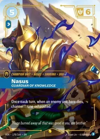 Nasus, Guardian of Knowledge 178 de Vendetta (Riftbound)