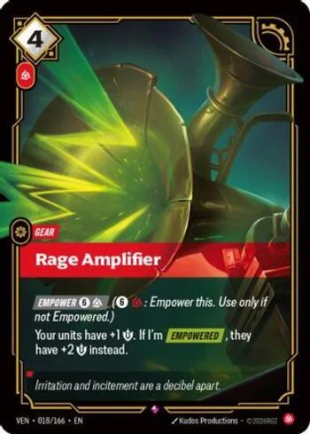 Rage Amplifier 18 de Vendetta (Riftbound)