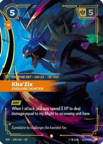 Kha'Zix, Evolving Hunter 180 de Vendetta (Riftbound)