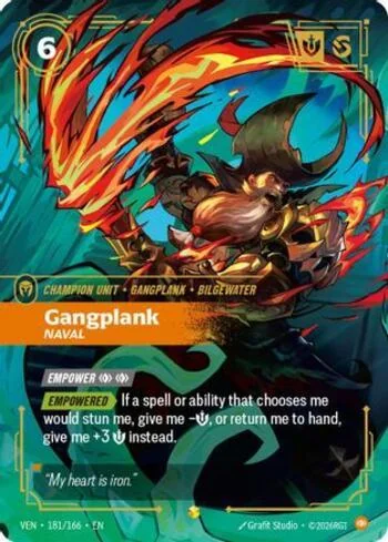 Gangplank, Naval 181 de Vendetta (Riftbound)