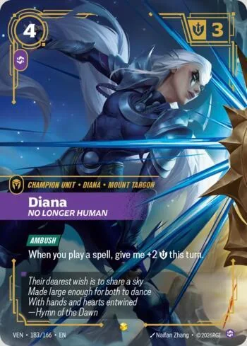 Diana, No Longer Human 183 de Vendetta (Riftbound)