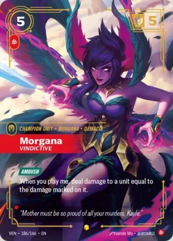 Morgana, Vindictive 186 de Vendetta (Riftbound)