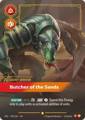 Butcher of the Sands 190 de Vendetta (Riftbound)