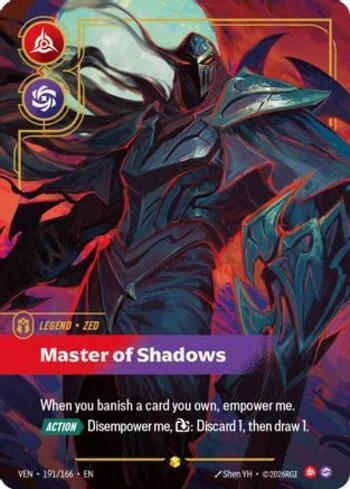 Master of Shadows 191 de Vendetta (Riftbound)