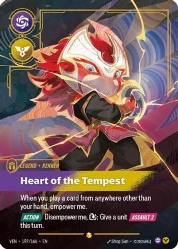 Heart of the Tempest 197 de Vendetta (Riftbound)