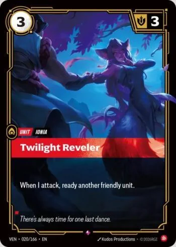 Twilight Reveler 20 de Vendetta (Riftbound)