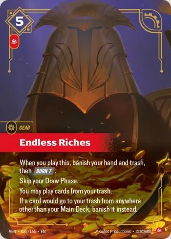 Endless Riches 22 de Vendetta (Riftbound)