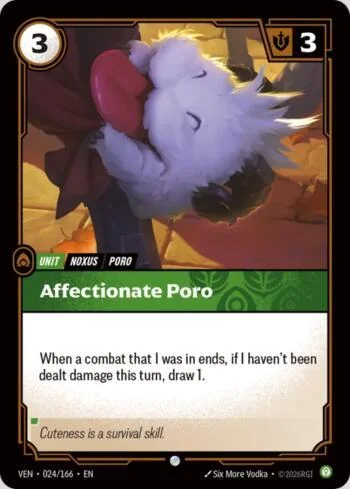 Affectionate Poro 24 de Vendetta (Riftbound)