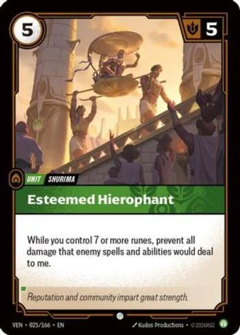 Esteemed Hierophant 25 de Vendetta (Riftbound)