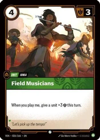 Field Musicians 26 de Vendetta (Riftbound)
