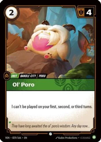 Ol' Poro 29 de Vendetta (Riftbound)