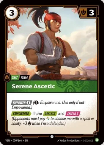 Serene Ascetic 30 de Vendetta (Riftbound)