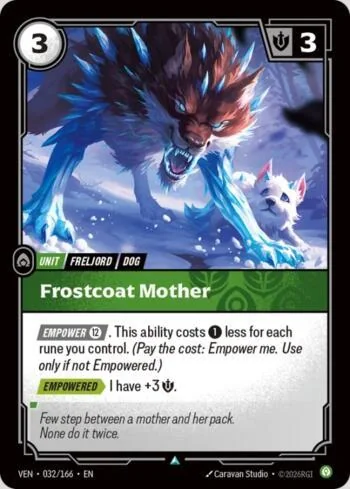 Frostcoat Mother 32 de Vendetta (Riftbound)