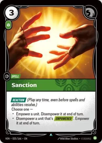 Sanction 35 de Vendetta (Riftbound)