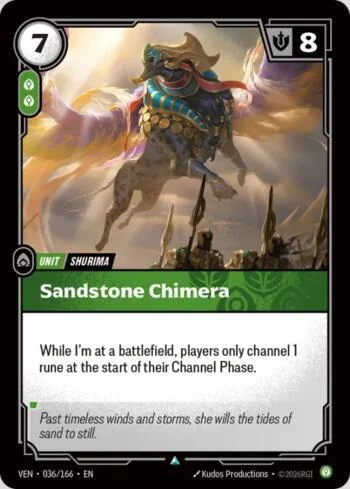 Sandstone Chimera 36 de Vendetta (Riftbound)