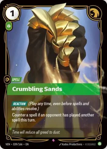 Crumbling Sands 39 de Vendetta (Riftbound)