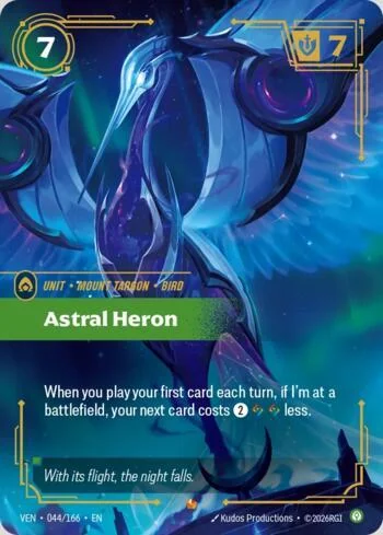 Astral Heron 44 de Vendetta (Riftbound)