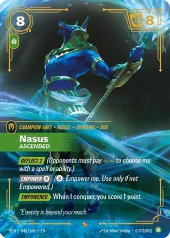 Nasus, Ascended 46 de Vendetta (Riftbound)