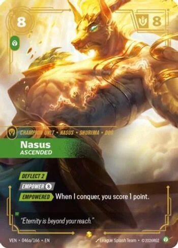 Nasus, Ascended 46A de Vendetta (Riftbound)