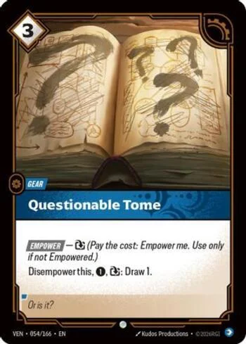 Questionable Tome 54 de Vendetta (Riftbound)