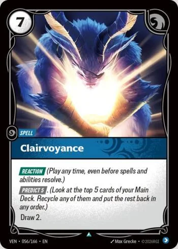 Clairvoyance 56 de Vendetta (Riftbound)