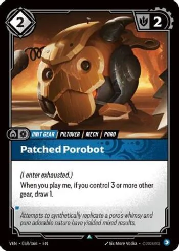 Patched Porobot 58 de Vendetta (Riftbound)