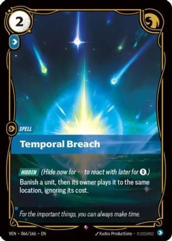 Temporal Breach 66 de Vendetta (Riftbound)