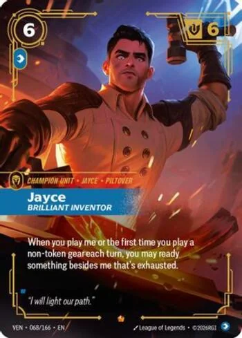 Jayce, Brilliant Inventor 68 de Vendetta (Riftbound)