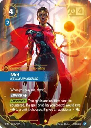 Mel, Newly Awakened 69A de Vendetta (Riftbound)