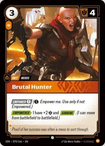 Brutal Hunter 70 de Vendetta (Riftbound)
