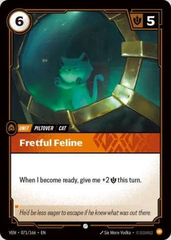 Fretful Feline 71 de Vendetta (Riftbound)