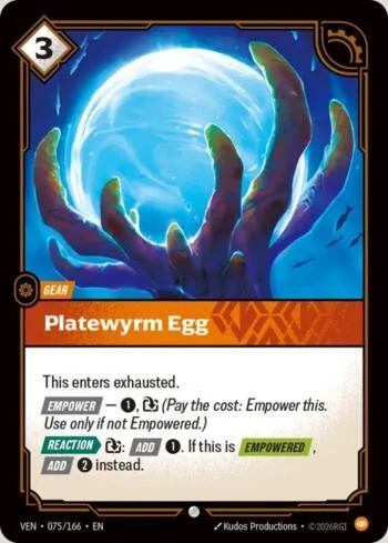Platewyrm Egg 75 de Vendetta (Riftbound)