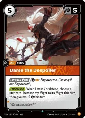 Dame the Despoiler 79 de Vendetta (Riftbound)