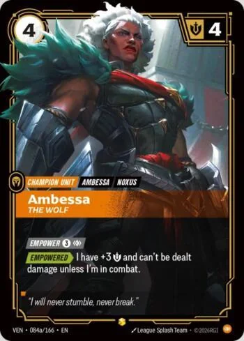 Ambessa, The Wolf 84A de Vendetta (Riftbound)