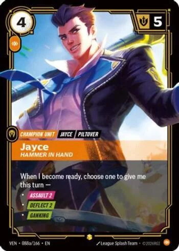 Jayce, Hammer in Hand 88A de Vendetta (Riftbound)
