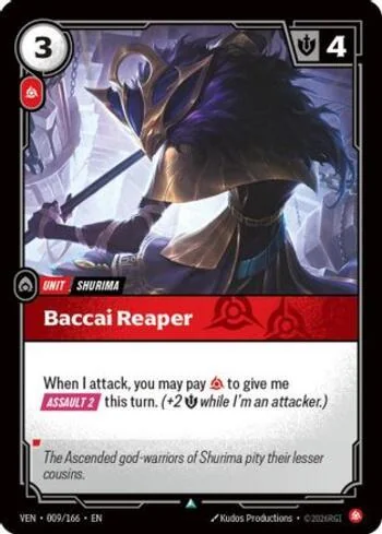 Baccai Reaper 9 de Vendetta (Riftbound)