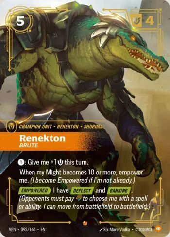 Renekton, Brute 92 de Vendetta (Riftbound)