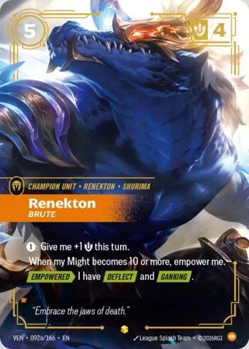 Renekton, Brute 92A de Vendetta (Riftbound)