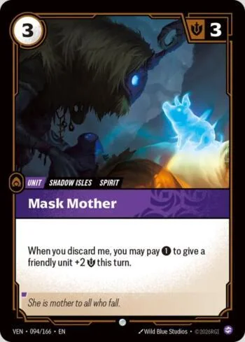 Mask Mother 94 de Vendetta (Riftbound)