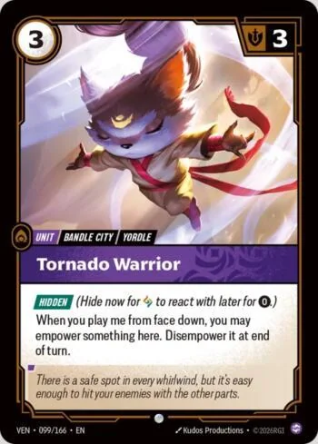 Tornado Warrior 99 de Vendetta (Riftbound)