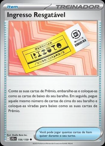 Ingresso Resgatável 156/159