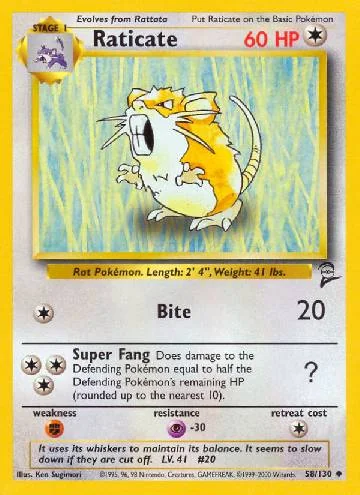 Raticate 58/130