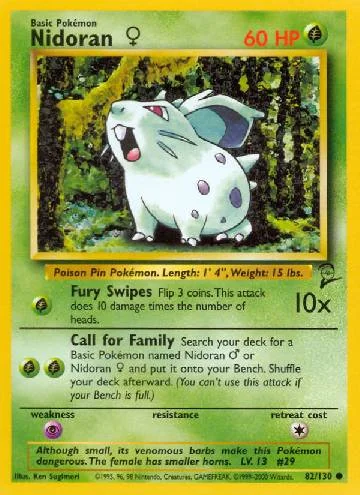 Nidoran Fêmea 82/130