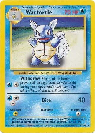 Wartortle 42/102