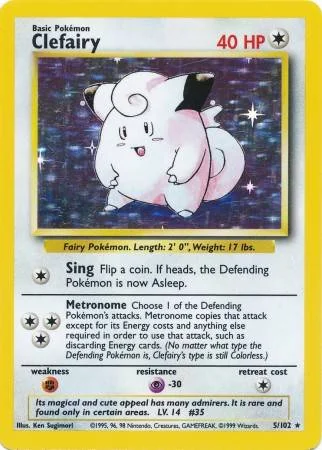 Clefairy 5/102